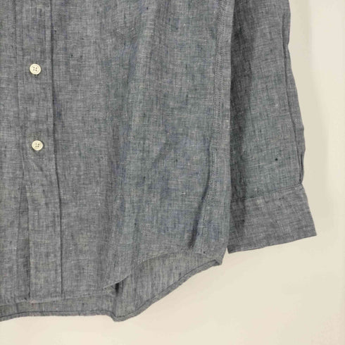 ブルックスブラザーズ BROOKS BROTHERS THE ORIGINAL POLO SHIRT リネンシャンブレー ボタンダウンシャツ メンズ import:M