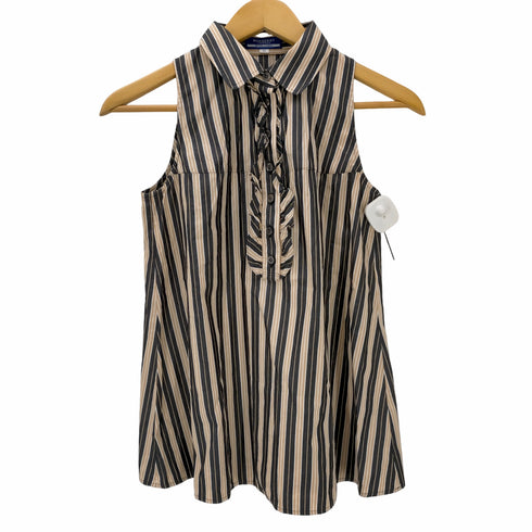 バーバリーブルーレーベル BURBERRY BLUE LABEL フリル付ノースリーブブラウス レディース JPN:36