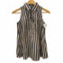 バーバリーブルーレーベル BURBERRY BLUE LABEL フリル付ノースリーブブラウス レディース JPN:36