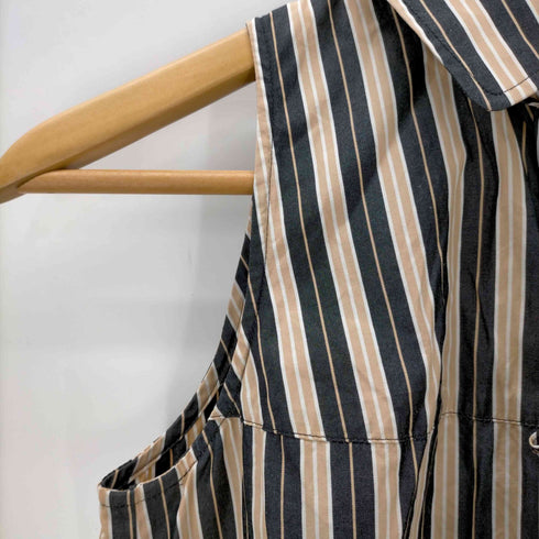 バーバリーブルーレーベル BURBERRY BLUE LABEL フリル付ノースリーブブラウス レディース JPN:36