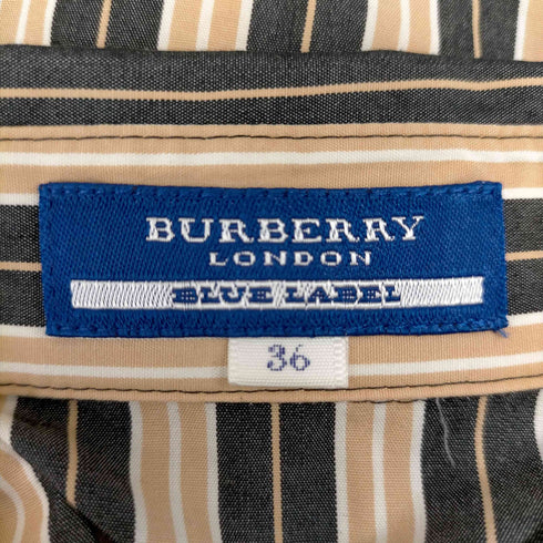バーバリーブルーレーベル BURBERRY BLUE LABEL フリル付ノースリーブブラウス レディース JPN:36