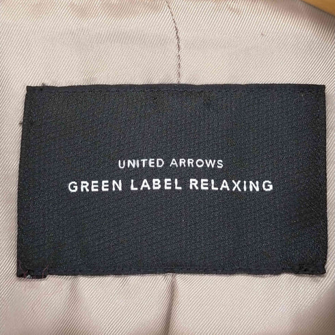 グリーンレーベルリラクシング GREEN LABEL RELAXING KF W/N/CA チェスターコート アウター ロング 総裏地 ウール カシミヤ混 レディース 34