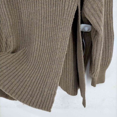 クラネ CLANE 19AW サイドスリットタートルリブニット セーター 長袖 レディース JPN:1