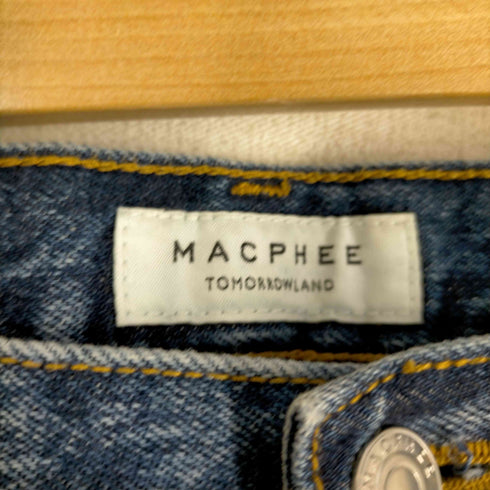 トゥモローランドマカフィー tomorrowland macphee 22SS コットンデニム ブーツカットパンツ レディース 32