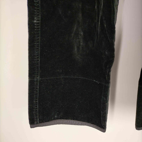 バーバリーブルーレーベル BURBERRY BLUE LABEL ジッパーフライ ベロアパンツ レディース JPN:38