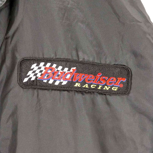 バドワイザー Budweiser BUDWEISER RACING ワッペンジップアップジャケット メンズ