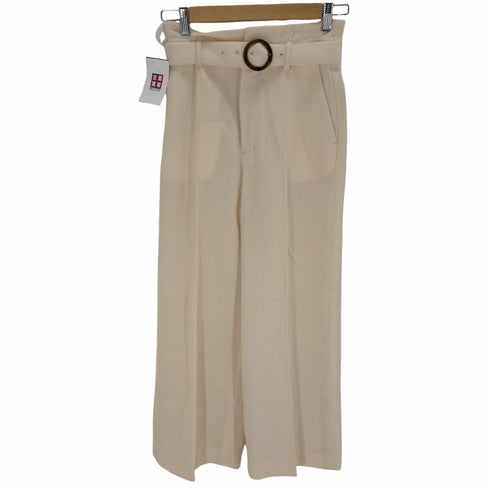 ロペ ROPE ベルト付き ウールワイドパンツ レディース JPN:36