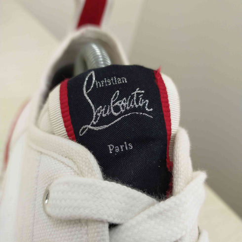 クリスチャンルブタン CHRISTIAN LOUBOUTIN Pedro Junior Canvas ローカットスニーカー メンズ EUR:41