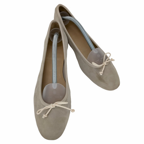 LAURENCE THE BALLET20 バレエシューズ パンプス ローヒール リボンモチーフ スエード レディース JPN:24