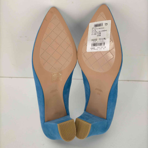 トッカ TOCCA スカラップパンプス SCALLOP PUMPS ハイヒール チャンキーヒール ポインテッドトゥ レディース JPN:24
