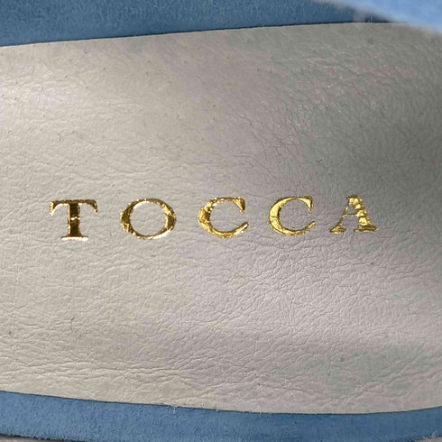 トッカ TOCCA スカラップパンプス SCALLOP PUMPS ハイヒール チャンキーヒール ポインテッドトゥ レディース JPN:24