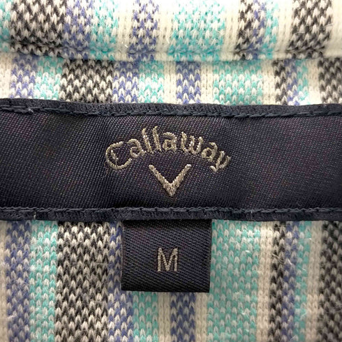 キャロウェイ Callaway ゴルフウェア ボーダー半袖ポロシャツ レディース JPN:M
