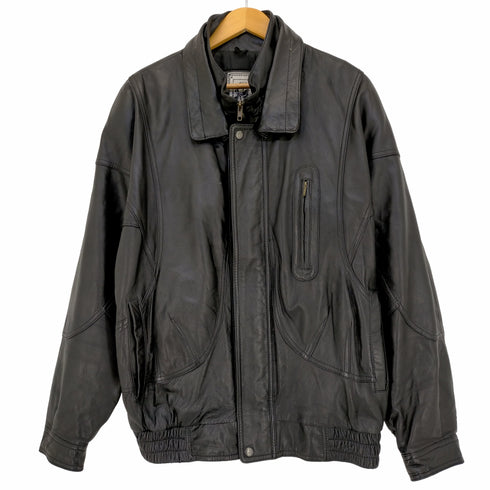 H.B.LEATHER 羊革 レザーブルゾン メンズ import:XL