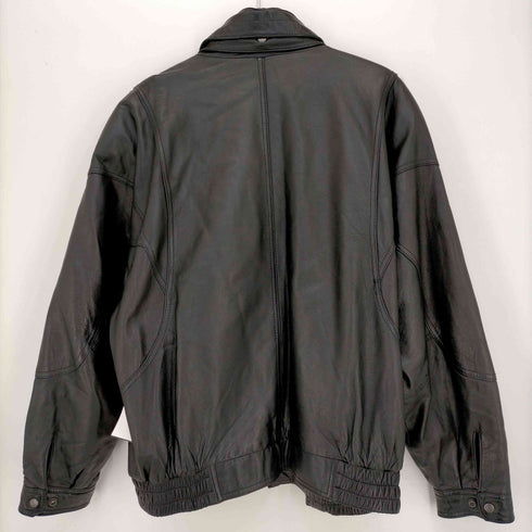 H.B.LEATHER 羊革 レザーブルゾン メンズ import:XL
