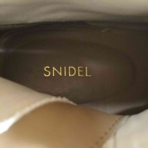 スナイデル snidel スクエアロングブーツ ハイヒール スクエアトゥ レディース JPN:23.5