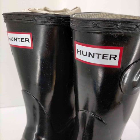 ハンター HUNTER グロスショートウェリントンブーツ レインブーツ レディース JPN:23