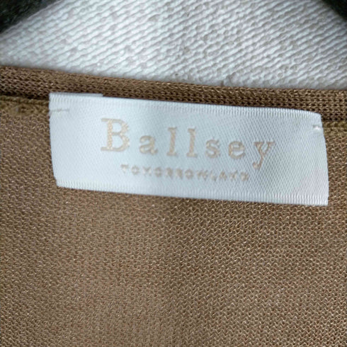 ボールジィ トゥモローランド Ballsey TOMORROWLAND 20SS ハイツイストラミー Vネックロングカーディガン レディース JPN:S