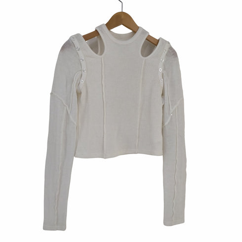 ヴィアヴァンダ viavanda 2WAY CUTTING KNIT TOPS レディース FREE