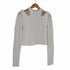 ヴィアヴァンダ viavanda 2WAY CUTTING KNIT TOPS レディース FREE