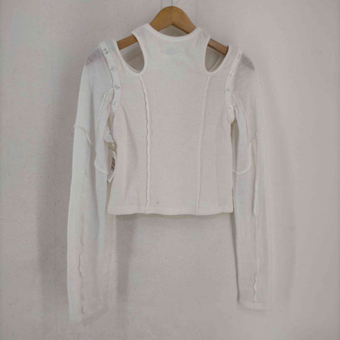 ヴィアヴァンダ viavanda 2WAY CUTTING KNIT TOPS レディース FREE