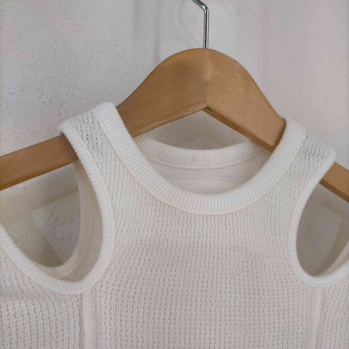 ヴィアヴァンダ viavanda 2WAY CUTTING KNIT TOPS レディース FREE