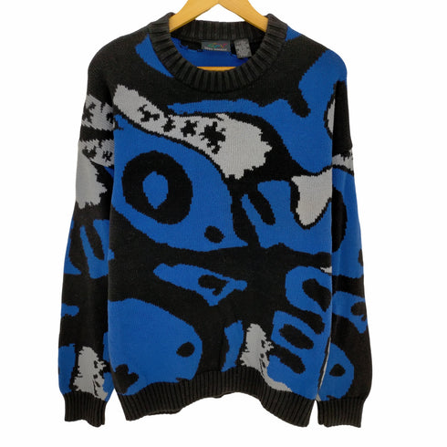 グレッグノーマン GREG NORMAN 総柄 コットンニット メンズ import:L