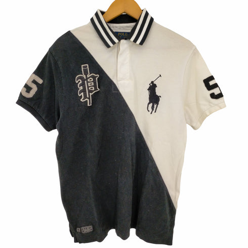 ポロラルフローレン POLO RALPH LAUREN CUSTOM FIT ビッグポニー ワッペン ポロシャツ メンズ import:L