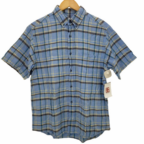 エディーバウアー Eddie Bauer ボタンダウンチェックシャツ メンズ JPN:M