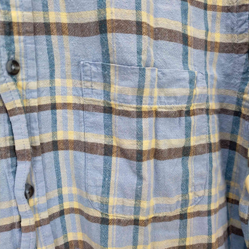 エディーバウアー Eddie Bauer ボタンダウンチェックシャツ メンズ JPN:M