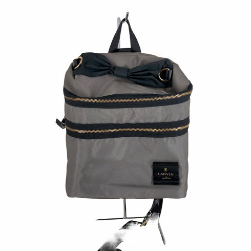 ランバンオンブルー LANVIN en Bleu 2WAY リボンデザインバックパック レディース