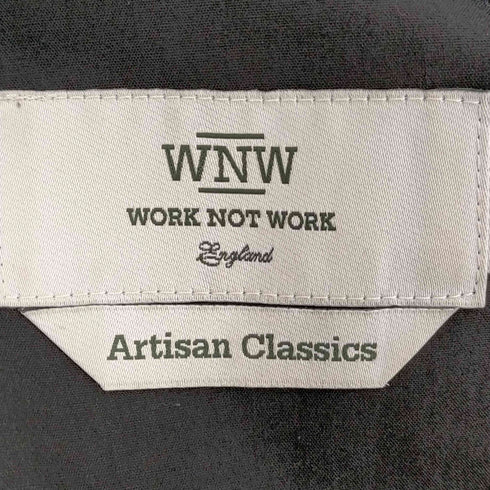 ワークノットワーク work not work リネン ヘリンボーン スラックスパンツ メンズ JPN:S