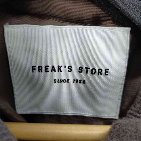 フリークスストア FREAKS STORE ダッフルコート アウター ロング フード 総裏地 ウール混 レディース FREE