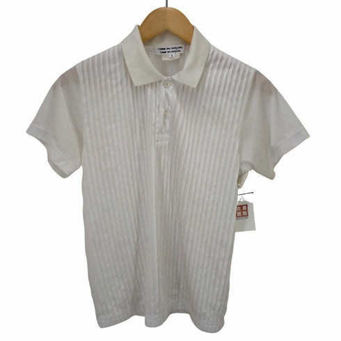 コムデギャルソンコムデギャルソン COMME des GARCONS COMME des GARCONS フロント フリーツデザイン ショートスリーブポロシャツ レディース import:S