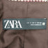 ザラ ZARA 千鳥格子 ウール混チェスターコート レディース import:S
