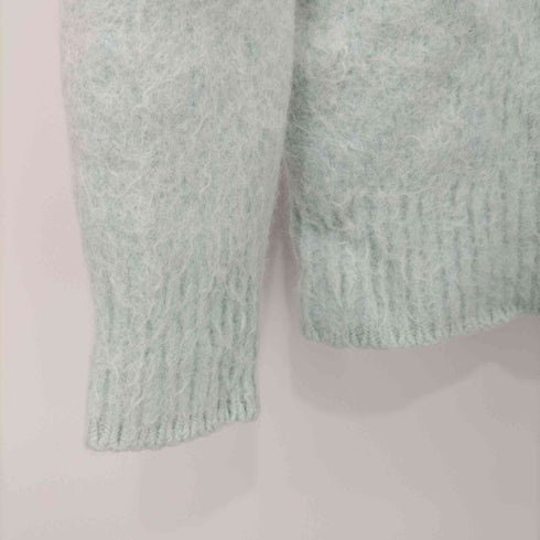 アミアレクサンドルマテュッシ AMI ALEXANDRE MATTIUSSI BRUSHED CARDIGAN LIGHT GREEN メンズ XL