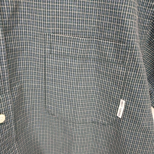 ヘリーハンセン HELLY HANSEN ボックスシルエット ボタンダウンチェックシャツ メンズ JPN:XL