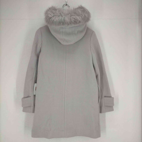 スナイデル snidel フードファーコート アウター ロング 1 ライトグレー レディース JPN:1