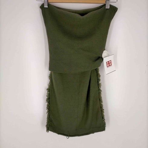 アーキ archi SMALL フリンジ タイトスカート ニット レディース JPN:S