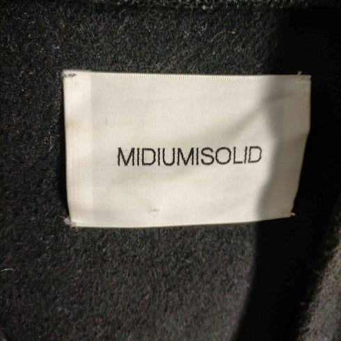 ミディウミ MidiUmi ウール混 フード付きロングコート レディース