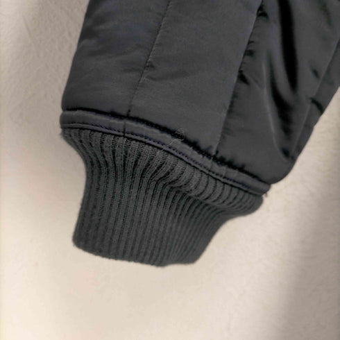 アディダスオリジナルス adidas Originals 中綿コート アウター ロング ジップアップ S 黒 赤 ブラック レッド レディース JPN:S