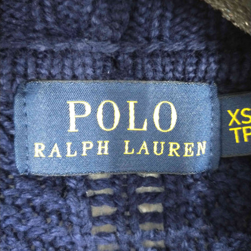 ポロラルフローレン POLO RALPH LAUREN ニット カーディガン 長袖 コットン レディース XS