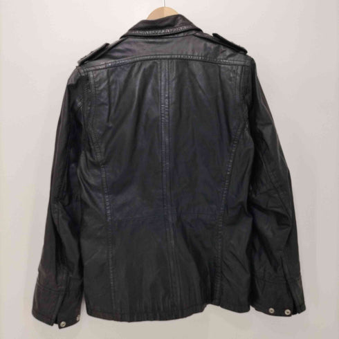ディーゼル DIESEL ジップアップ カウレザージャケット メンズ JPN:S