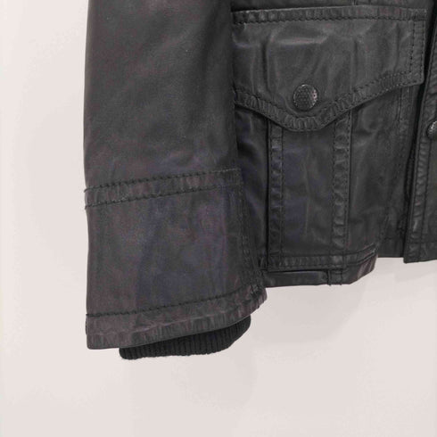ディーゼル DIESEL ジップアップ カウレザージャケット メンズ JPN:S