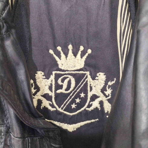 ディーゼル DIESEL ジップアップ カウレザージャケット メンズ JPN:S