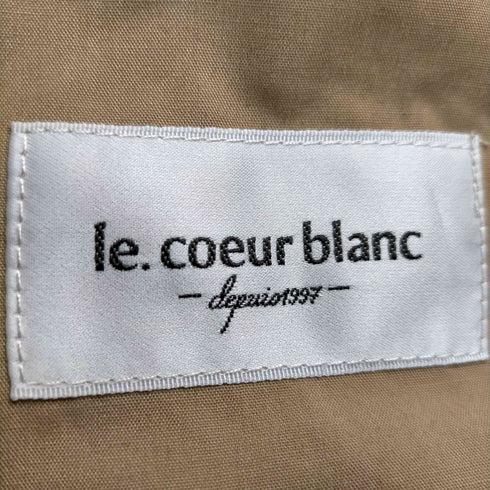 ルクールブラン le.coeur blanc リバーシブルフェイクムートンコート アウター パイピング レディース JPN:36