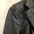 ローブドシャンブルコムデギャルソン robe de chambre COMME des GARCONS シングル フリルデザイン 総柄デニムテーラードジャケット レディース JPN:M
