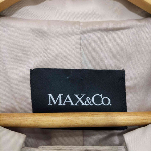 マックスアンドコー MAX & CO. 総裏 ステンカラーコート レディース US04