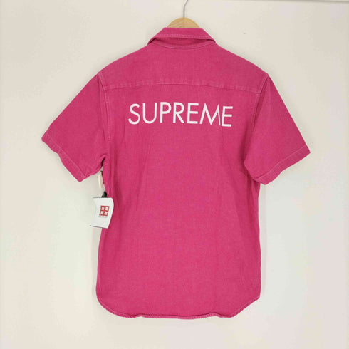シュプリーム Supreme 15SS Classic Logo Denim Shirt メンズ import:M