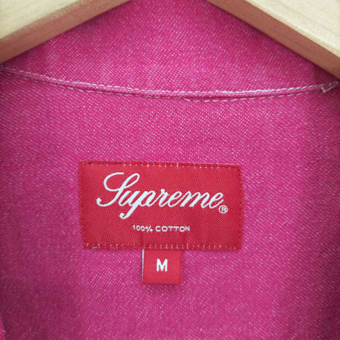 シュプリーム Supreme 15SS Classic Logo Denim Shirt メンズ import:M