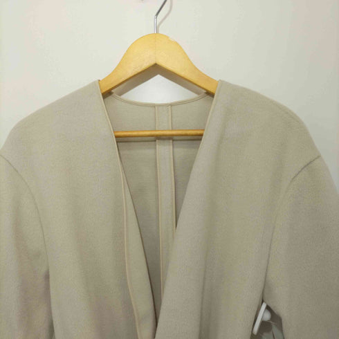 フレイアイディー FRAY I.D 22AW ノーカラーベルッテッドコート レディース ONE